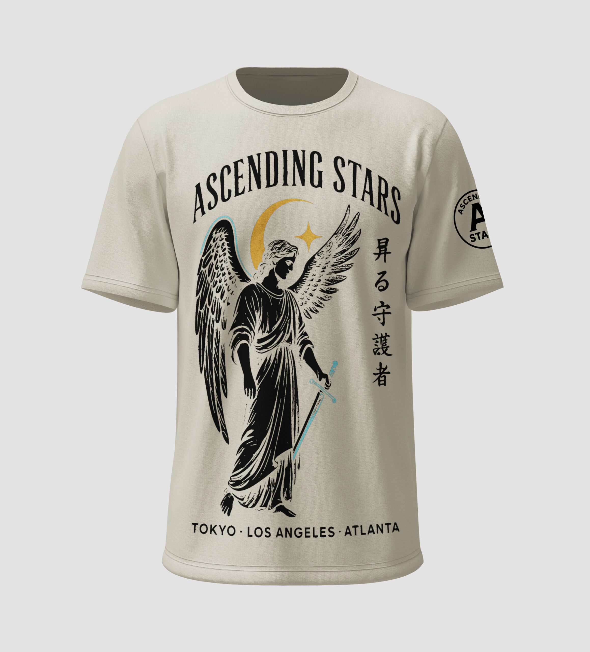 ascending stars guardian angel tee – off white crème ascending stars guardian angel tee – off white crème