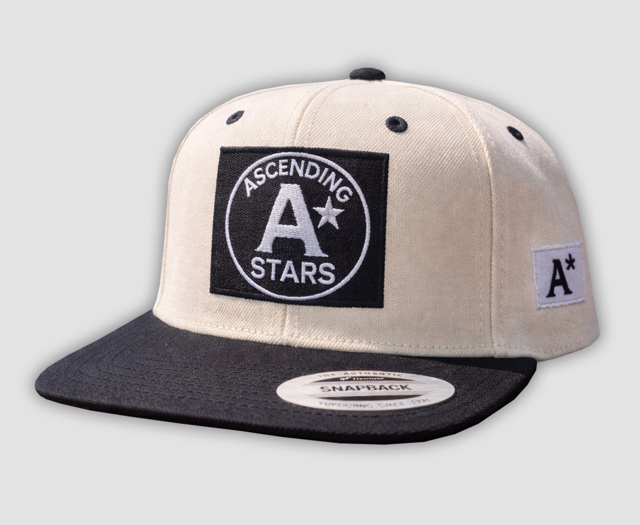 ascending stars snapback cream/black ascending stars snapback cream/black
