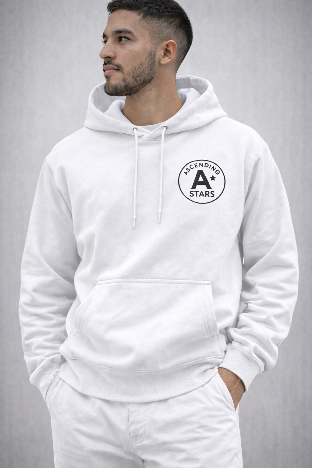 ascending stars hoodie white ascending stars hoodie white