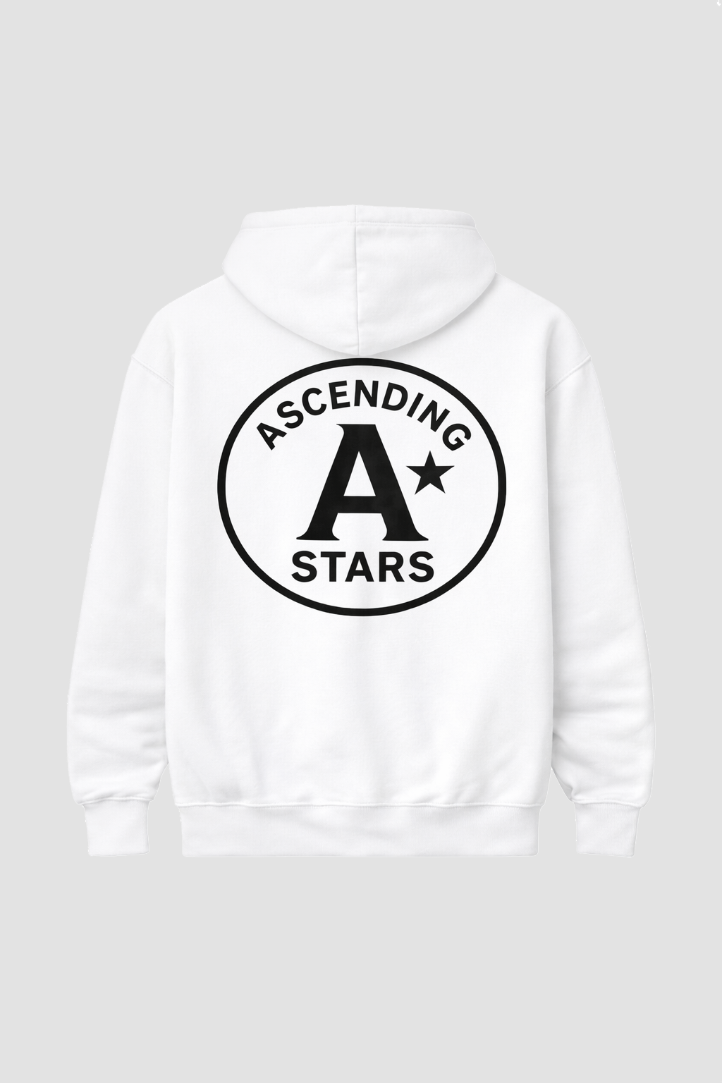 ascending stars hoodie white ascending stars hoodie white